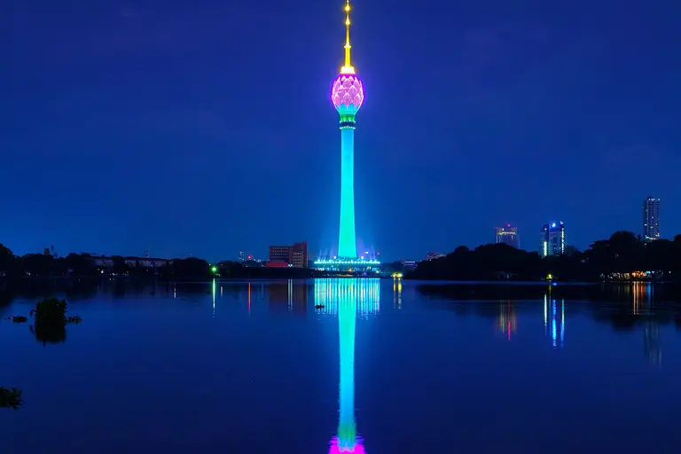 The Lotus Tower on the Colombo skyline