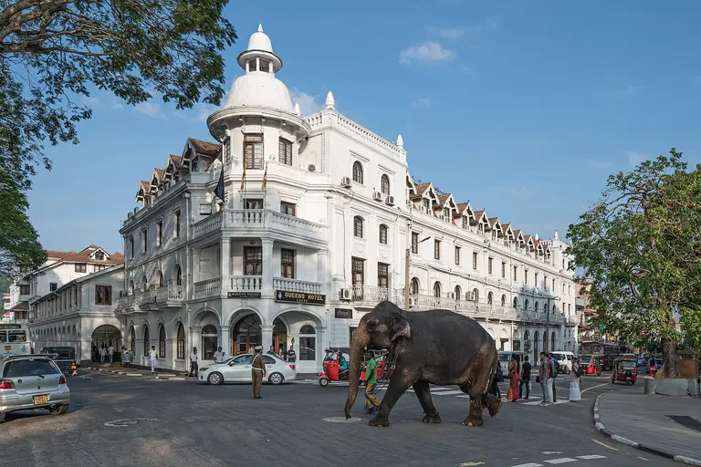 The city of Kandy, Sri Lanka