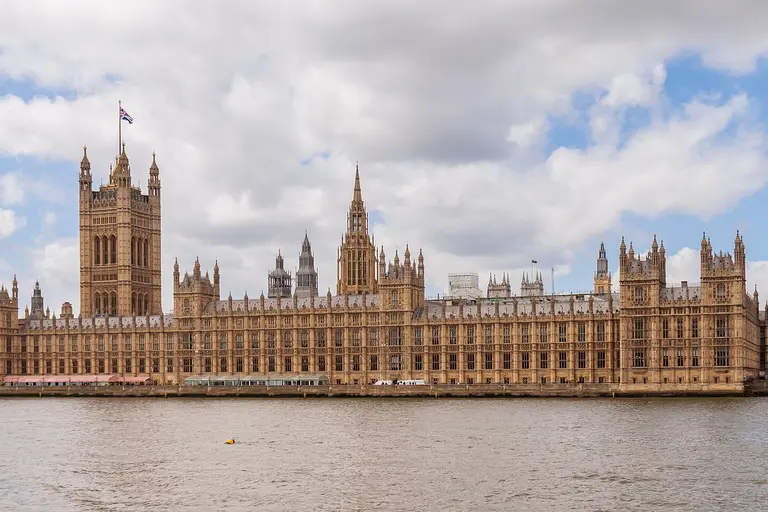 The Palace of Westminster, London
