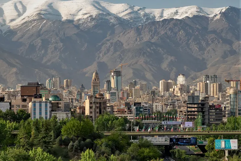 A view of Tehran, Iran